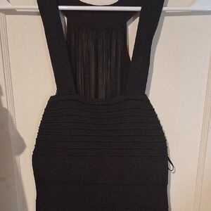Forever 21 Black Halter Bodycon Dress